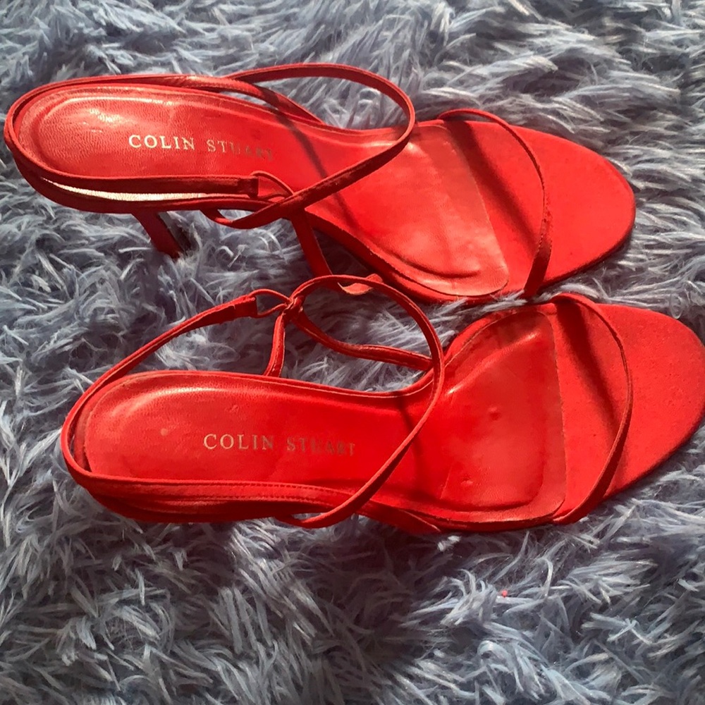 Colin Stuart sexy satin sandals